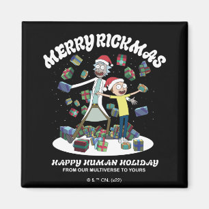 Imán Rick y Morty Merry Rickmas Presents