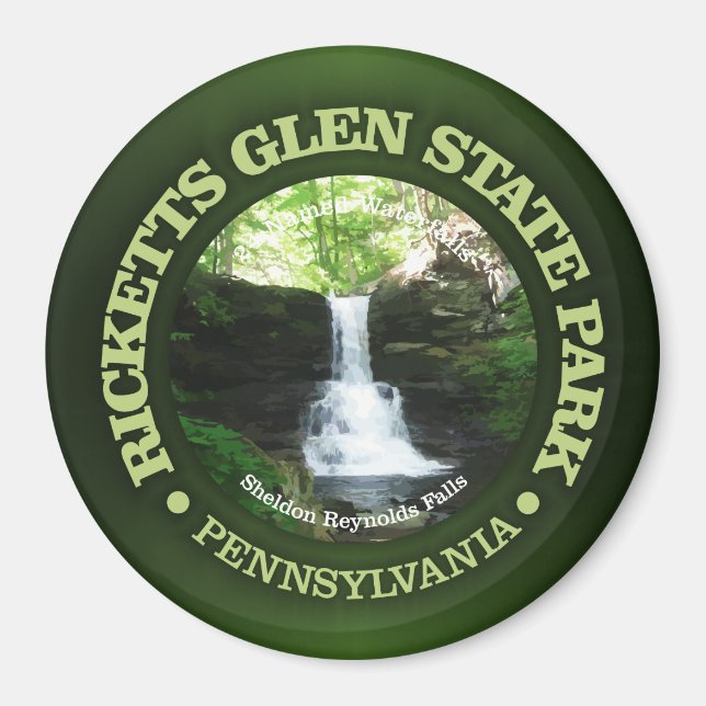 Imán Ricketts Glen (Frente)