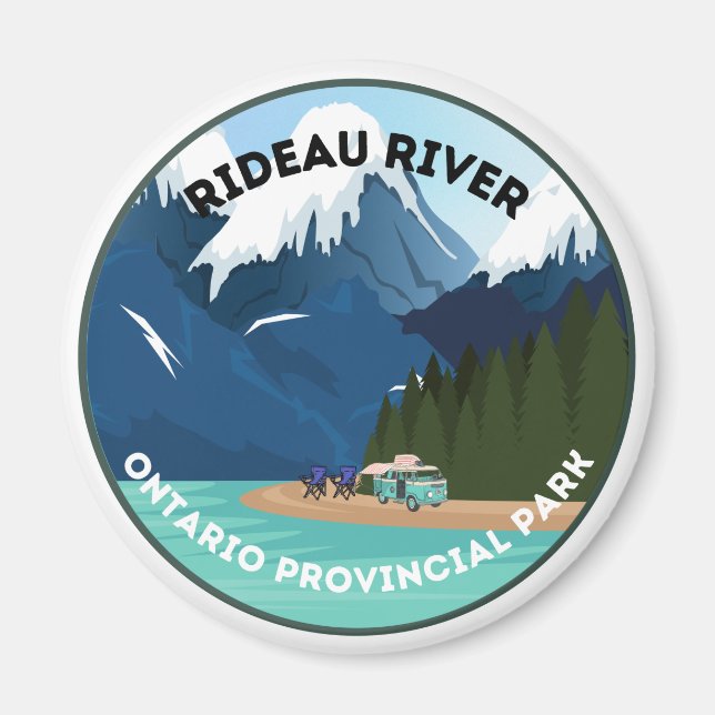 Imán Rideau River Ontario Provincial Park Magnet (Frente)