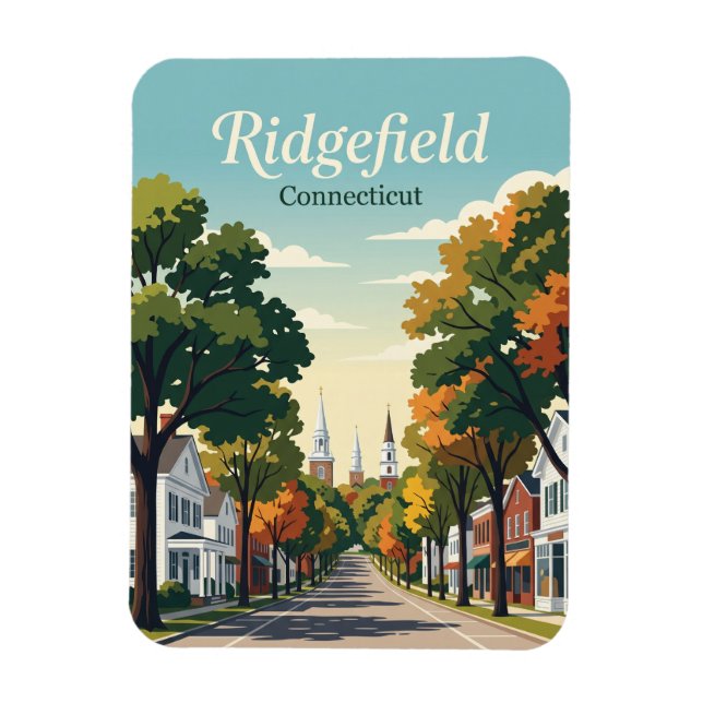 Imán Ridgefield Connecticut (Vertical)