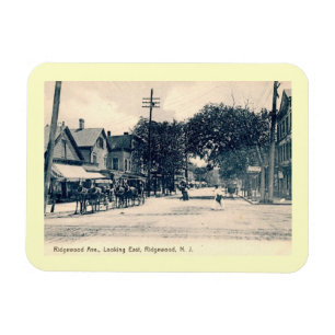 Imán Ridgewood Ave., Ridgewood, NJ Vintage Style