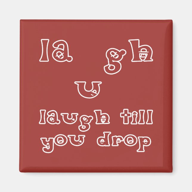 Imán Ríe hasta que te sueltes (Frente)