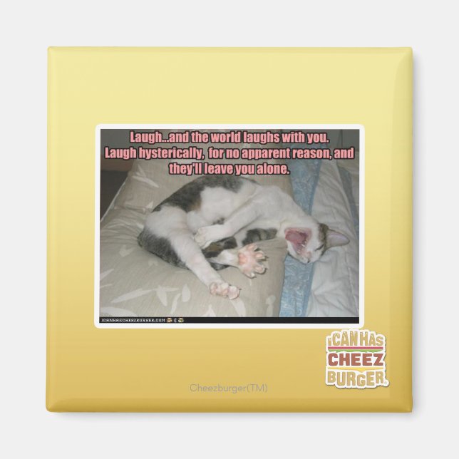 Imán Ríe y el mundo se ríe contigo (Frente)