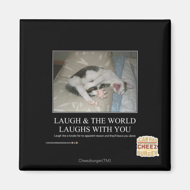 Imán Ríe y el mundo se ríe contigo (Frente)