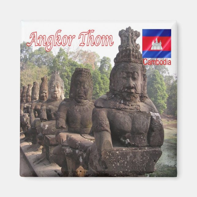 Imán Rif. KH Cambodia, Angkor Thom, Fridge (Frente)