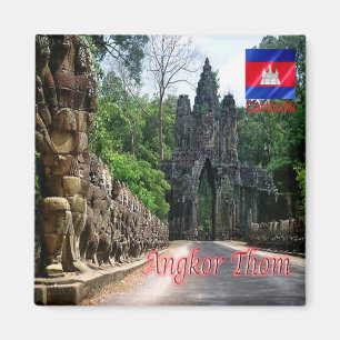 Imán Rif. KH Cambodia, Angkor Thom, South Gate, Fridge