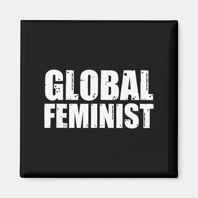 Imán Rig de Empoderamiento de Igualdad Feminista Global (Frente)