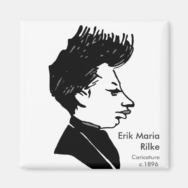 Imán Rilke - Caricatura (Frente)