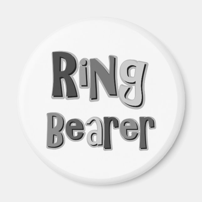 Imán Ring Bearer Gray (Frente)