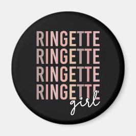 Imán Ringette Chica | Regalos para Ringette Player