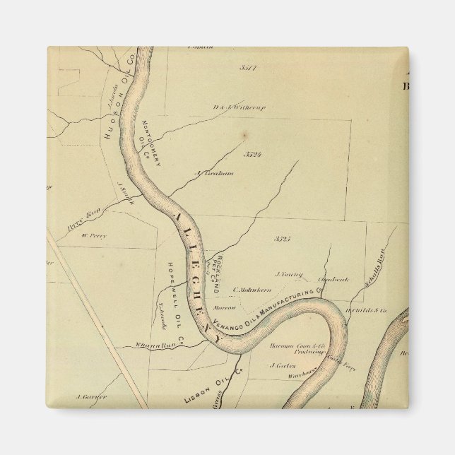 Imán Río Allegheny (Frente)