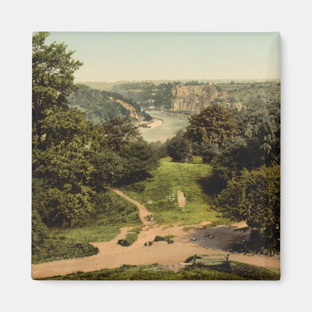 Imán Río Avon de Clifton Downs, Bristol, Inglaterra (Frente)