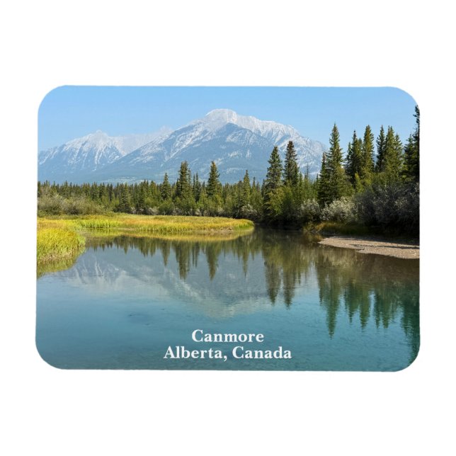 Imán Río Bow en Canmore Canadá (Horizontal)