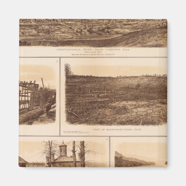 Imán Río Chattanooga Tennessee (Frente)