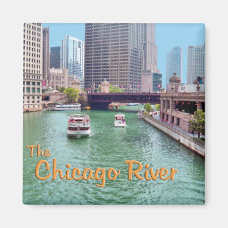 Imán Río Chicago En El Mercado De Mercancías