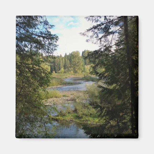 Imán Río Clackamas, OR (Frente)