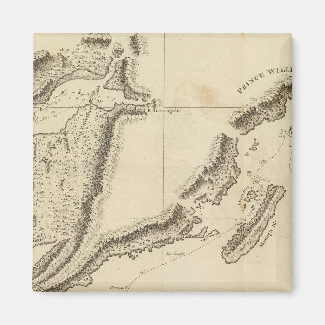 Imán Río Cooks, Alaska (Frente)