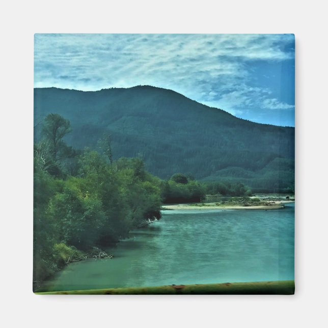 Imán Río Cowlitz, Randle, Washington (Frente)