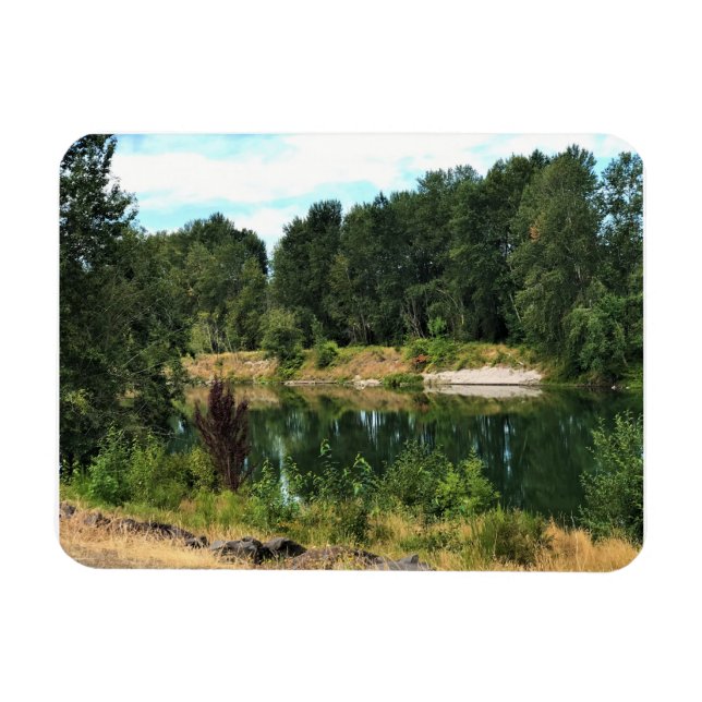 Imán Río Cowlitz, Rock Castle, Washington (Horizontal)