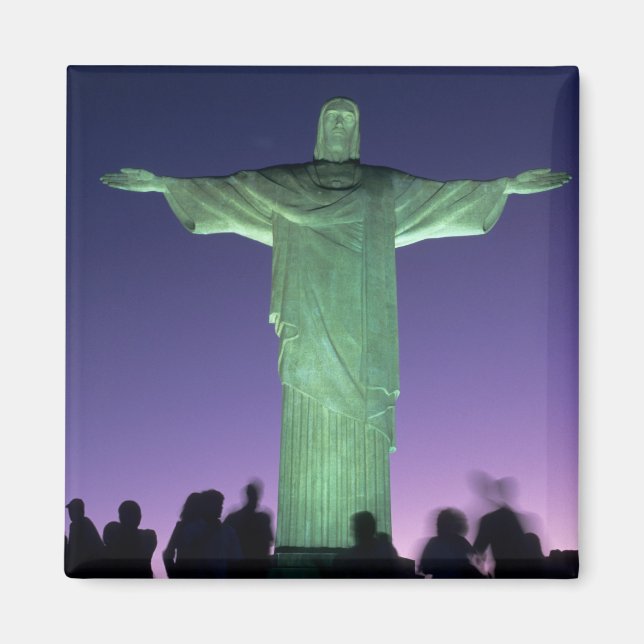 Imán Río de Janeiro, Brasil. La estatua de Cristo en (Frente)
