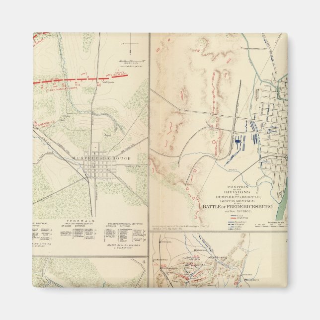 Imán Río de piedra antes de Murfreesborough (Frente)