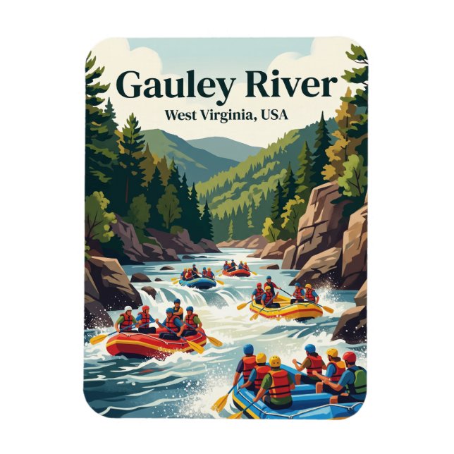 Imán Río Gauley, Virginia Occidental, EE. UU. (Vertical)