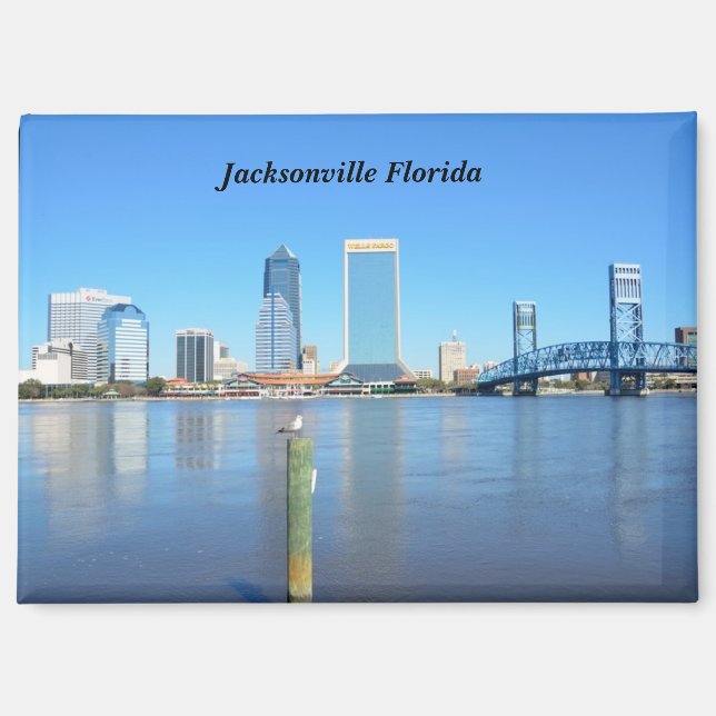 Imán Río Jacksonville Florida (Anverso)