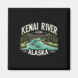 Imán Río Kenai Alaska Ak Pesca de Salmón Embarcaciones