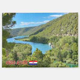 Imán río Krka en Croacia, viaje