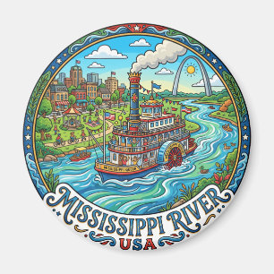 Imán Río Mississippi EE. UU.