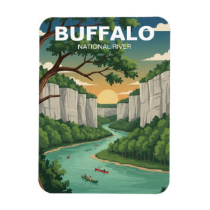 Imán Río Nacional Búfalo Arkansas