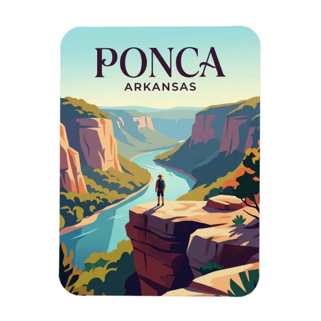 Imán Río Nacional Búfalo EE. UU. (Vertical)