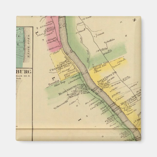 Imán Río Ohio Superior y Valle 7 (Frente)