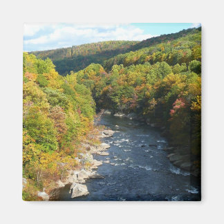 Imán Río Ohiopyle en otoño en Pensilvania