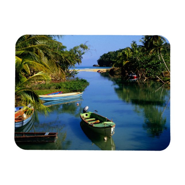 Imán Río panorámico cerca de Ocho Ríos en Jamaica (Horizontal)