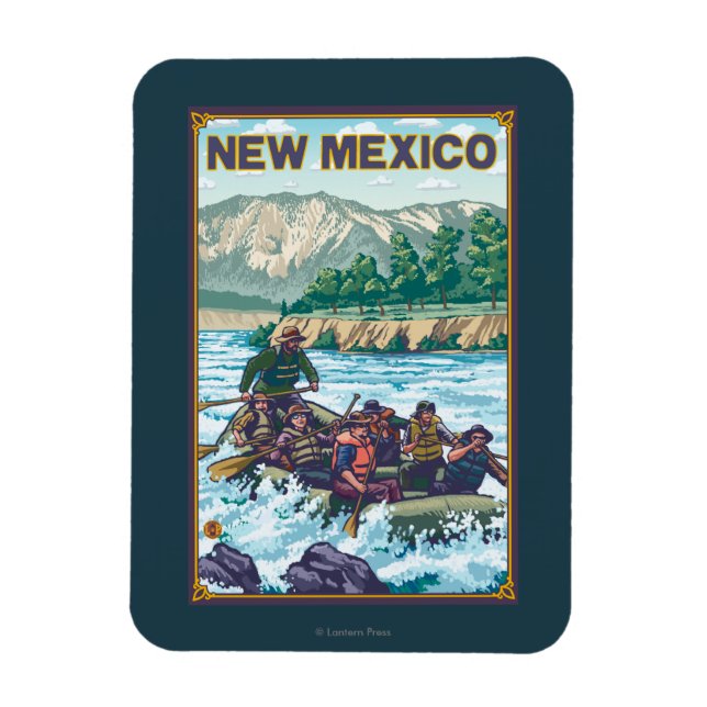 Imán Río Rafting Nuevo México (Vertical)