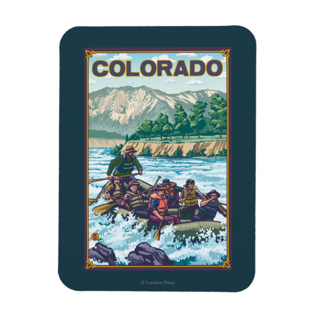 Imán Río RaftingColorado (Vertical)