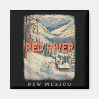 Imán Río Rojo Nuevo México Nm Esquiar Extravaganza Sd77