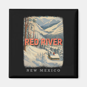 Imán Río Rojo Nuevo México Nm Esquiar Extravaganza Sd77