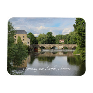 Imán Río Sarthe, Fresnay-sur-Sarthe, Francia