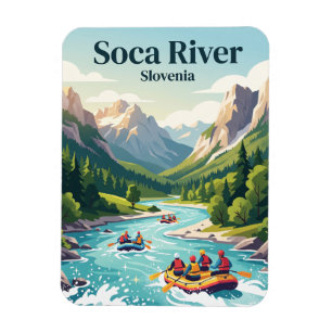 Imán Río Soča Eslovenia