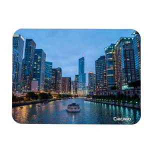 Imán Río Sunset de Chicago