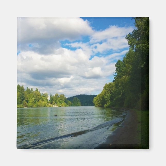 Imán Río Willamette, OR (Frente)