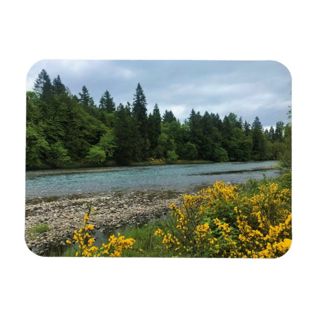 Imán Río Willamette, Parque Estatal Elijah Bristow, OR (Horizontal)
