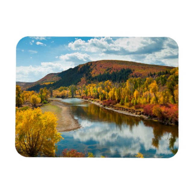 Imán Río Yampa en otoño (Horizontal)