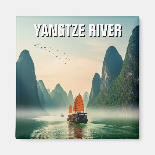 Imán Río Yangtze China (Frente)