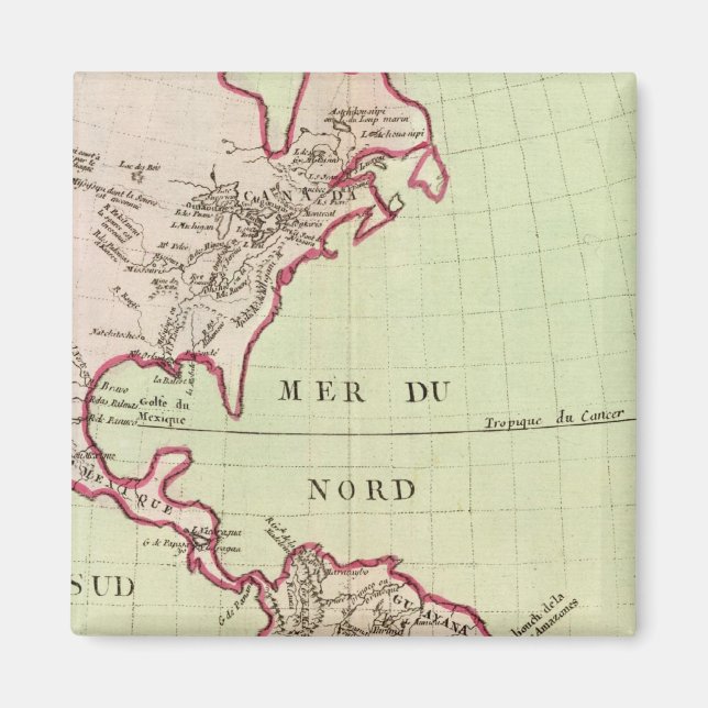 Imán Ríos y montañas de las Américas (Frente)