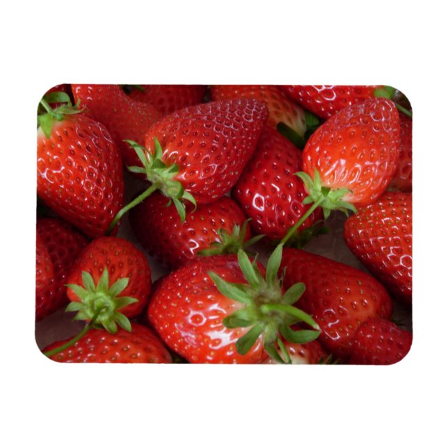 Imán Ripe Strawberries (Horizontal)
