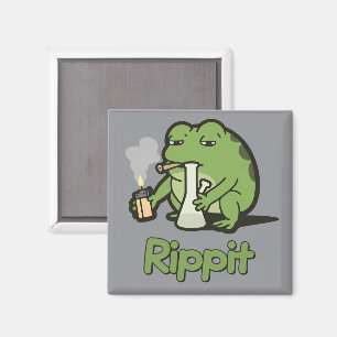 Imán Rippit Funny Frog Regalo para fumetas, Rana para c