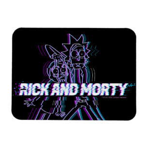 Imán RIQUEZA Y MORTY™  Rick Y Mortalidad Desgarrados